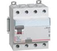 Legrand Interrupteur différentiel DX3‑ID 411662 4P 63A AC 30mA 4 modules bornes alignées