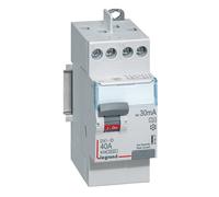 Interrupteur différentiel DX³-ID haut/haut vis - 2P 230V~ 40A typeA 30mA - 2 mod