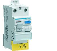 interrupteur différentiel hager - 63a - 500 ma - 1 pôle + neutre - type ac - vis / vis