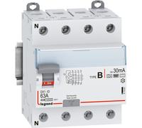 Interrupteur différentiel Legrand 63A 4P 30MA B (411967 DX3)