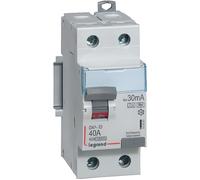 Legrand Interrupteur différentiel 411591 40 A Type F 30 mA Bipolaire 2 modules Bornes alignées