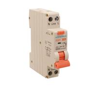 Interrupteur différentiel magnétothermique 10 mA pour zones humides, 20 A C20, RCBO Type A Courbe C, 1 module DIN, 1P+N 6 kA 220 V, série PL8 HT professionnelle