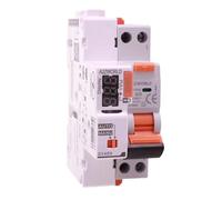 Interrupteur différentiel magnétothermique avec réarmement automatique, type A-SI courbe B 25A, RCBO 1P+N 6kA 30mA 220V, Slim seulement 2 modules DIN, réarmable 3 fois (10s, 60s, 300s)