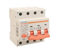 Interrupteur différentiel magnétothermique triphasé 380 V 32 A C32, RCBO Type AC Courbe C, 3P+N 6 kA 30 mA, 4 modules DIN, série PL8M4 professionnelle électromagnétique