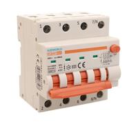 Interrupteur différentiel magnétothermique triphasé 380 V Type A 25 A B25, 4P Réels (NO 3P+N), Courbe B 6 kA 30 mA, Double Levier avec Diagnostic Visuel, 4 Modules DIN, Série PL8M4