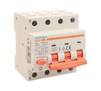 Interrupteur différentiel magnétothermique triphasé type A, 40 A C40, RCBO 3P+N 6 kA 30 mA courbe C 380 V, 4 modules DIN, série PL8M4 professionnelle électromagnétique