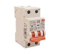 Interrupteur différentiel magnétothermique type A 20 A C20, bipolaire 2P vrai (NO 1P+N), courbe C 6 kA 30 mA, double levier avec diagnostic visuel, 2 modules DIN, série PL8M2