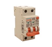 Interrupteur différentiel magnétothermique type A 300mA 10A C10, bipolaire 2P (NO 1P+N), courbe C 6kA, double levier avec diagnostic visuel, 2 modules DIN, série PL8M2