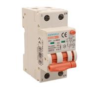 Interrupteur différentiel magnétothermique type A 300mA 25A B25, bipolaire 2P réel (NO 1P+N), courbe B 6kA, double levier avec diagnostic visuel, 2 modules DIN, série PL8M2