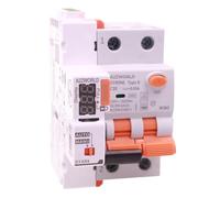 Interrupteur Différentiel Magnétothermique Type B Réarmement Automatique C20A, RCBO Sauvage de vie Courbe C Réarmable, 1P+N 6kA 30mA 0.03A, 3 modules DIN, 3 tentatives (10s/60s/300s)
