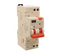 Interrupteur différentiel magnétothermique WiFi avec réarmement automatique et affichage, type A courbe C 30mA 220V, courant nominal réglable 1-20A, 2 modules DIN, application Tuya Smart Life