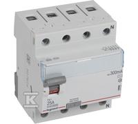 Disjoncteur différentiel 4P 25A 0,3A type P300 série TX3 411727