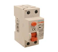 Interrupteur différentiel pur 2P 2 pôles 6 kA 300 mA 220 V, occupe 2 modules DIN, RCCB 2P 300 mA C63 63 A