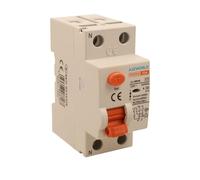 Interrupteur différentiel pur type A 30 mA RCCB Classe A 30 mA 2P 25 A, 1P+N 2 pôles 6 kA 220 V, occupe 2 modules DIN