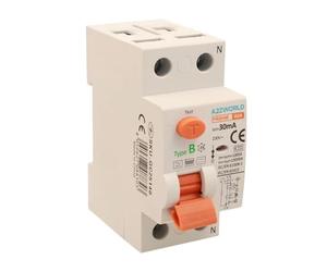 Interrupteur différentiel pur type B, disjoncteur différentiel type B 40A, RCCB 1P+N 10kA 30mA 220V, 2 modules DIN, série PR8HM électromagnétique, certifié IEC61008-1