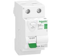 Schneider Electric Interrupteur différentiel RESI9 XE R9ERF263 2P 63A 30 mA Type Fsi embrochable