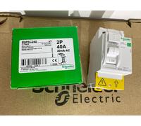 Schneider Electric – Interrupteur différentiel Resi9 R9PRC240 30 mA 2P 40 A Type AC peignable