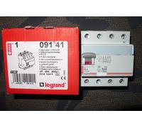INTERRUPTEUR DIFFERENTIEL TETRA. 40A 30mA TYPE A, 09141 LEGRAND 40AMPERES 4POLES