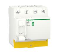 Interrupteur différentiel tétrapolaire SCHNEIDER R9PRC440 40A 30mA type AC 4 modules 400V Resi9 XP