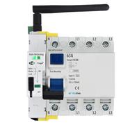 Interrupteur Différentiel Triphasé 30mA Type A & AC 63A 42kW - Réarmement Automatique - Fonctionnement Manuel et Programmation ON/OFF Heure/Jour via App Tuya Wi-Fi - Certifié RCCB EN 61008-1