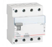Interrupteur Différentiel TX³ Industriel 4P-30mA Class AC 25-40A 10kA LEGRAND 4