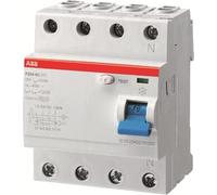 Interrupteur différentiel type A/G 40A/4pol/30mA ABB F204 A-40/0.03 TG