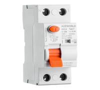 Interrupteur Différentiel Type F 25A 300mA 1P+N 6kA, 2 Modules DIN, Sélectif 0,3A, Protection Onduleur, Pompe à Chaleur