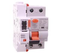Interrupteur Différentiel WiFi Type F 25A 300mA, Réenclenchement Auto, APP Tuya Smart Life, Sélectif 0,3A, 1P+N, 3 Modules