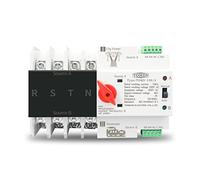 Interrupteur Disjoncteur Miniature 1 PCS Rail DIN 2p 3P 4P ATS Sélecteur Électrique De Commutateur Transfert Automatique À Double Puissance Commutateurs Ininterrompue 63A 100A(3,100A)