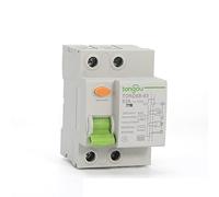 Interrupteur Disjoncteur Miniature 2P 4P 63 Type B 10KA RCCB DC RCD 230V 400V 30mA Disjoncteur À Courant Résiduel For Pile De Charge Véhicule Électrique(4 Pole 30 mA,63A)