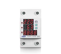 Interrupteur Disjoncteur Miniature 6 3A 230V 3in1 Afficher Le Rail DIN Réglable Sur Relais De Protecteur Dispositif Protection La Tension Avec Une Contre