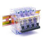 Interrupteur Disjoncteur Miniature Disjoncteur Miniature Transparent DZ47-63 1P/2P/3P/4P 32A Sur Rail DIN Protection Contre Les Courts-circuits Et Surcharges 230/400 V(3)