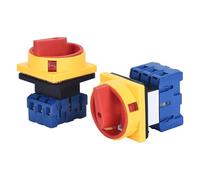 Interrupteur d'isolateur électrique rotatif à cadenas étanche, AC440V IP65 20A 32A 40A 63A 100A 125A UKP, interrupteur industriel extérieur(Surface,4 Pole,20A)