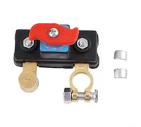 Interrupteur d'isolation de batterie en laiton 100 A pour une utilisation automobile 12 V et 24 V avec bornes en cuivre pur et capacité de traitement des surtensions de 1000 A