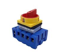 Interrupteur d'isolement 80 A LW30-80/5P triphasé à cinq fils, coupure d'alimentation, contact argenté, interrupteur came rotatif