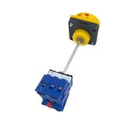 Interrupteur d'isolement à pôle d'extension série 11-B, panneau de verrouillage, montage sur rail DIN, sélecteur rotatif marche/arrêt 3/4 broches, remplacement LW30(25A 4P)