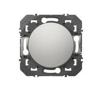 Interrupteur Dooxie 10A - va-et-vient - aluminium LEGRAND