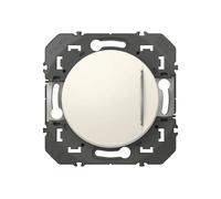 Interrupteur Dooxie va-et-vient 10A + témoin lumineux - blanc LEGRAND