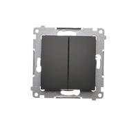 Interrupteur double 16AX 250V Simon 54 DW5A.01/49