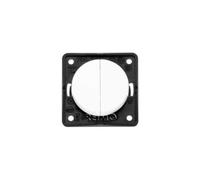 Hager iNTEGRO - Interrupteur Double Blanc polaire