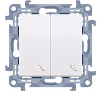 Interrupteur double inverseur CW6/2.01/11 Contact Simon 10 Interrupteur Schuko Prise Cadre Bouton-poussoir