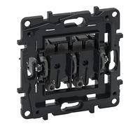Interrupteur double Legrand 864005série Niloe Step