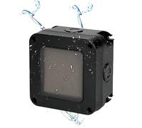 Interrupteur double résistant aux intempéries IP66 avec film en silicone étanche 16 A 250 V Interrupteur extérieur pour extérieur, jardin, balcon (interrupteur simple)