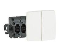 Legrand – Interrupteur double va-et-vient Saillie ASL IK04 250 V Blanc 086120