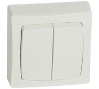 Interrupteur double va-et-vient ASL pour appareillage saillie 250 V LEGRAND 086020
