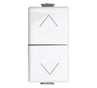Interrupteur double verrouillable pour volet roulant 1P 10A compatible Bticino Matix