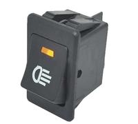 Interrupteur du panneau de phares Interrupteur à bascule pour feux de voiture, bouton marche/arrêt, 2 positions, 4 broches, LED 35 A(Yellow)
