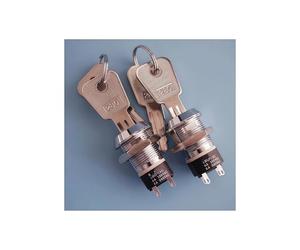 Interrupteur e verrouillage d'ascenseur électrique 19mm 2801, avec station de base électronique amovible, accessoires de bateau nautique à double traction(Single pull,1NO 1NC)
