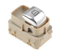 Interrupteur Électrique 2059051513 Interrupteur Commande Fenêtre Pour Mercedes Pour Benz W205 S205 X253 C253 AMG Avec Bouton De Lumière Orange Accessoires Voiture(Beige)