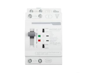 Interrupteur électrique de transfert pour ATS Dual Power 63A 220V Déconnecteur de charge automatique pour générateur de réserve de boîtier ignifuge blanc (B)